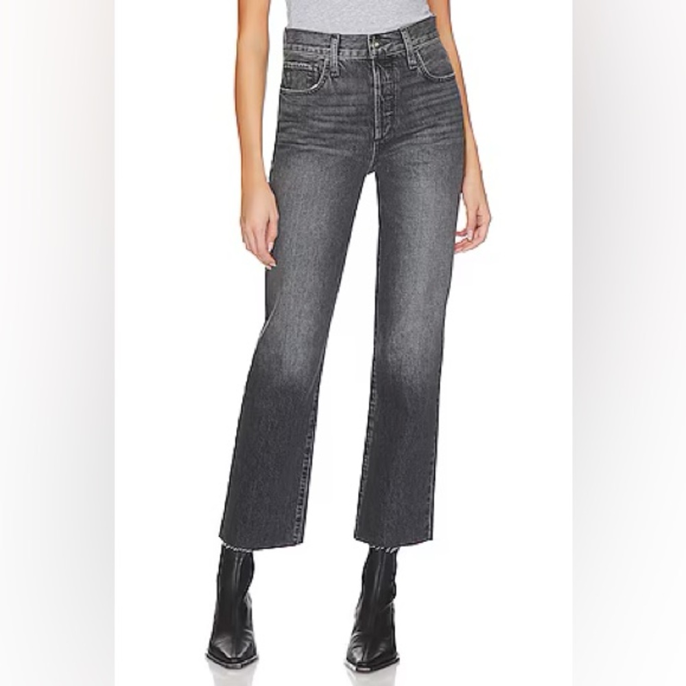 Favorite Daughter The Otto Liverpool Grey Wash Denim Jeans Size 25